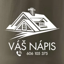 Tričko pro pokrývače - Velká střecha