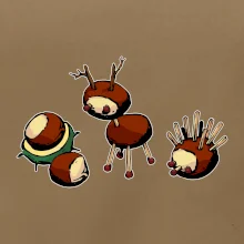 Kaštanová zvířátka - v řadě