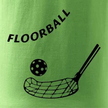Floorball nápis šikmo