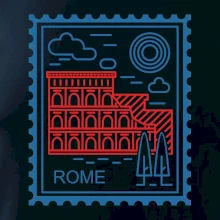 Řím známka jednoduchá