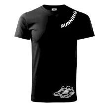 Running nápis šikmo