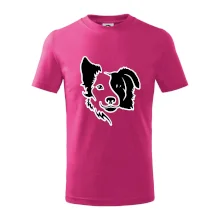 Border kólie obrys hlavy