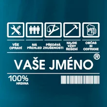 Vaše jméno - čárový kód