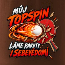 Můj topspin láme rakety i sebevědomí