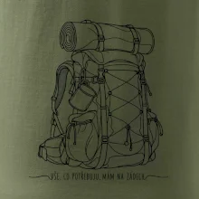 Vše co potřebuju mám na zádech