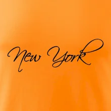 New York nápis psacím