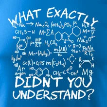 What exactly didnt you understand Chemistry