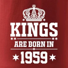Kings are born in 1959