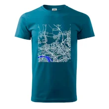 Praha 18200 - Mapa s vodními toky