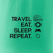Eat sleep travel - Malý přívěs