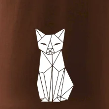 Origami kočka zepředu
