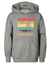 Disc golf player retro vintage