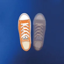 Párové boty - oranžové