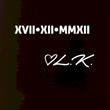 Datum výročí a iniciály