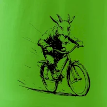 Drsný kozel na kole