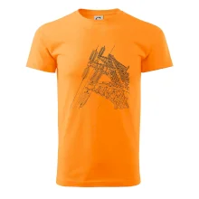 Nákres stožáru vysokého napětí