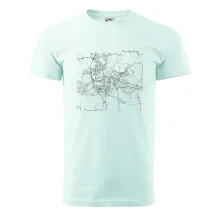 Mapy měst černobílé Pardubice