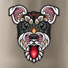 Knírač hlava barevná