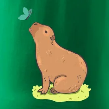 Kapybara a motýlek