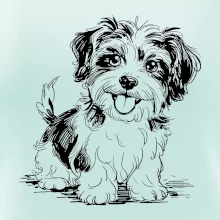 Havanský psík skica