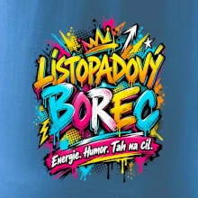 Listopadový borec barevné graffiti a energie