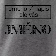 Folklor - jméno - nápis