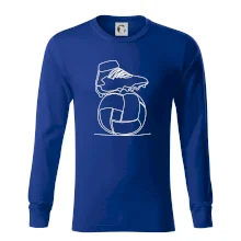 Fotbalový míč kopačka jedním tahem