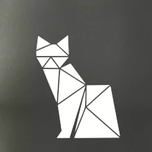 Origami kočka z boku