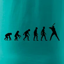 Evoluce baseball pálkař nápřah