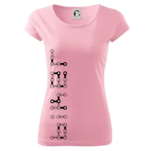 Biker nápis na výšku řetěz