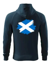 Skotská vlajka kreslená štetcem