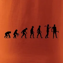 Evoluce dřevorubec - sekera