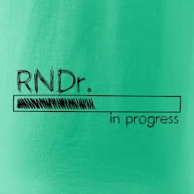 In progress titul RNDr. doktor / doktorka přírodních věd