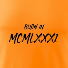 Born in - Římské číslo 1981