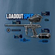 Technický výkres loadout spec paintball