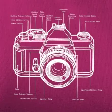 Nákres starý fotoaparát