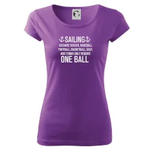 Sailing beacause one ball
