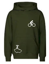 Mapa ČR + kolo na prsu