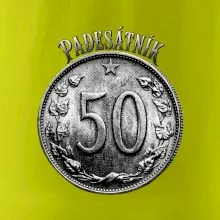 Padesátník 1963 - 1978 s nápisem
