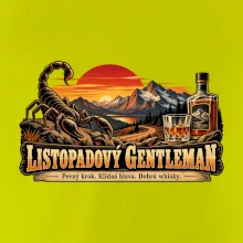 Listopadový gentleman whisky a horský západ slunce