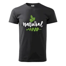 Natural - nápis v listech