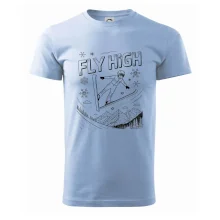 Černobílý skokan fly high