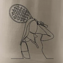 Tenistka  jednim tahem