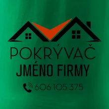 Tričko pro pokrývače - Dvě střechy
