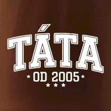 Táta od roku - sportovní nápis (váš ročník)