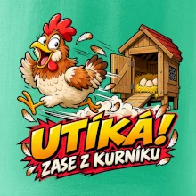 Útěk slepice z kurníku