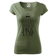 Queens are born in 1950