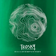 Trosky - vrstevnice v kruhu