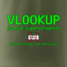 Vlookup moje superschopnost