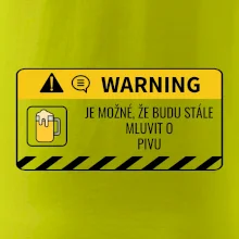 Warning mluvení - pivo
